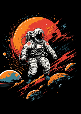 Astronaut in space