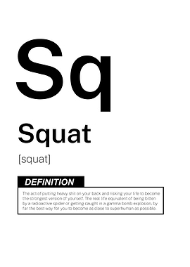 squat element of strength