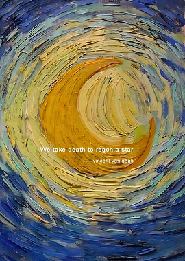 Starry Night Quote van gog