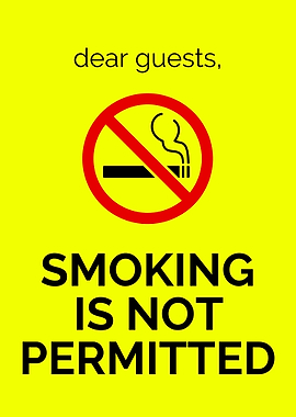 smoking is not permitted