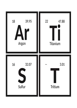 Artist Periodic Table