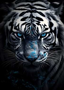 Blue Eyes Tiger