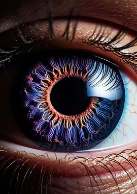 Macro Iris Eye photography