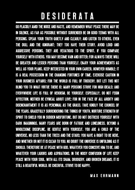 Desiderata