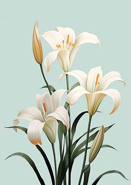 White Lily Easter Flower