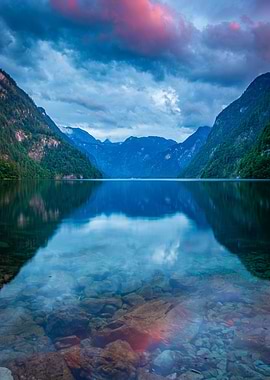 Summer Evening in the Alps
