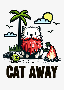 Cat Away Summer Alone