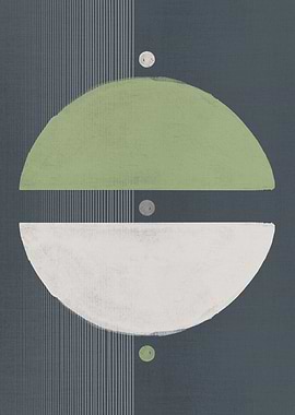 Abstract Blue Symmetry