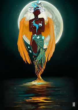 Angelic Moon Goddess