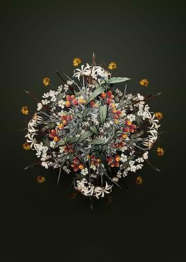 Tagblume Flower Wreath