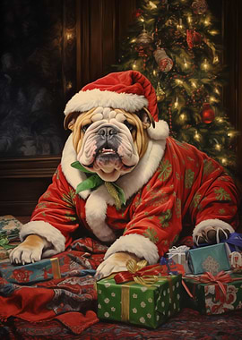 Bulldog Xmas