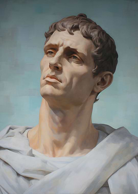 Julius Caesar Oil Portrait