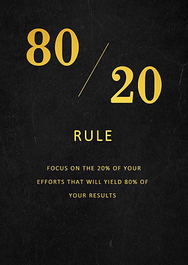 80 20 rule vintage