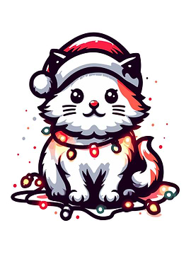 Cute Christmas Cat