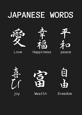 Japanese Kanji Words