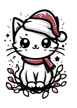 Cute Christmas Cat