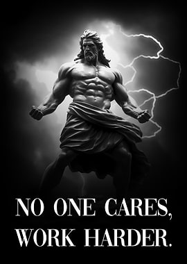 no one cares work harder