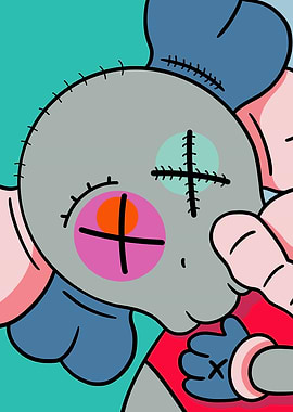 Kaws unique contemporary