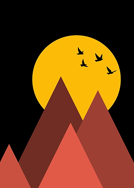 Fall Mountain Landscape