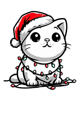 Cute Christmas Cat