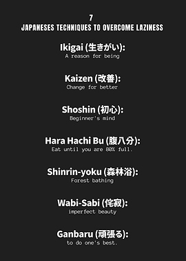 7 Japanese Quote