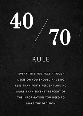 40 70 rule