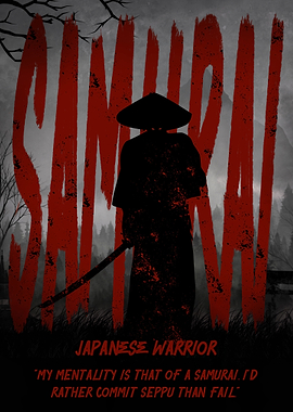 Japanesw samurai warrior