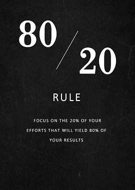 80 20 rule