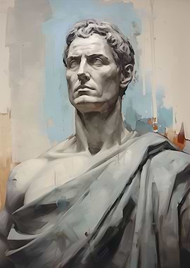 Julius Caesar Oil Portrait