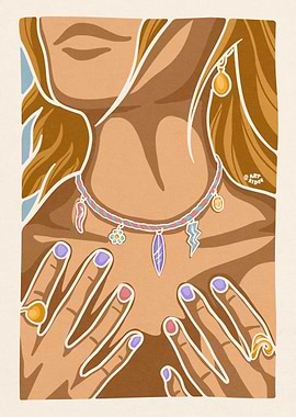 Jewel surf girl wave ocean