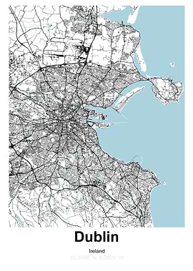 Dublin city map