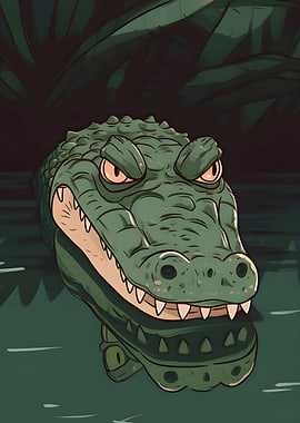 crocodile head