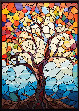 Tree of Life Stained Glass