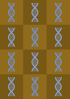 DNA Science Icons Pop Art