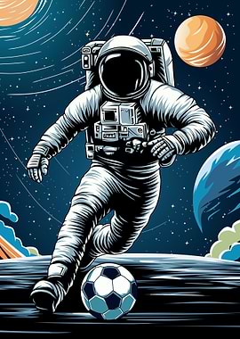 Soccer with Astronaut
