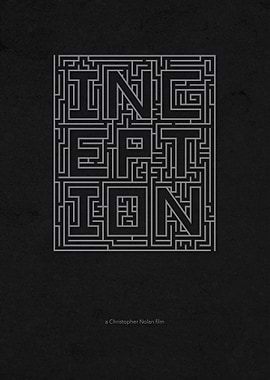 Inception Maze Poster