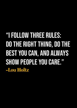 Lou Holtz Quotes