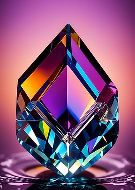 Purple Crystal Jewel Light