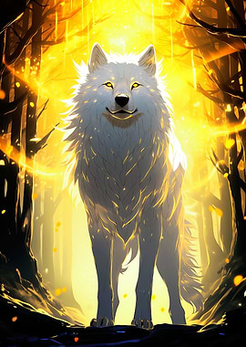 Wolf Light Ghost Snow Zen