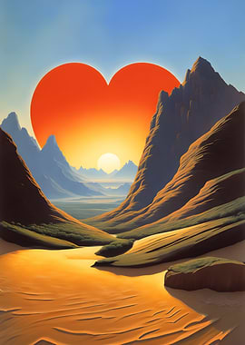 Heart Warming Landscape