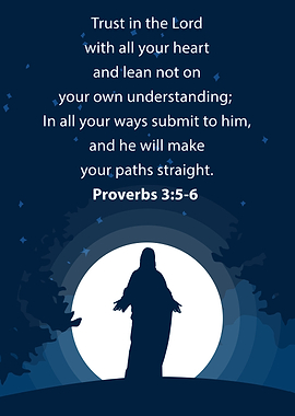 Bible Verse Poster Jesus