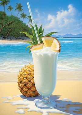 Pina Colada Cocktail