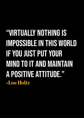 Lou Holtz Quotes