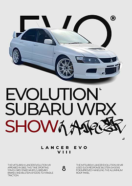 Lancer Evo Minimalist