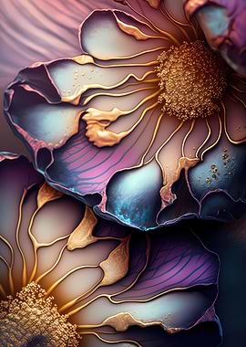 beautiful floral abstract