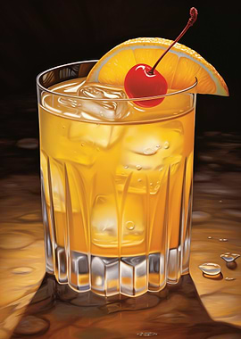 Whiskey Sour Cocktail