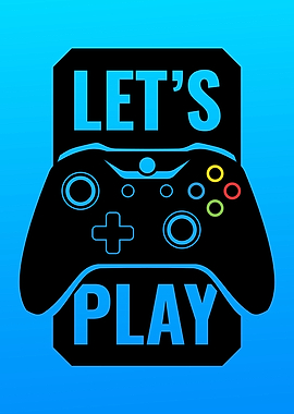 Gaming Posters Lets Play