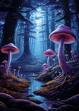 Magic Mushroom Forest