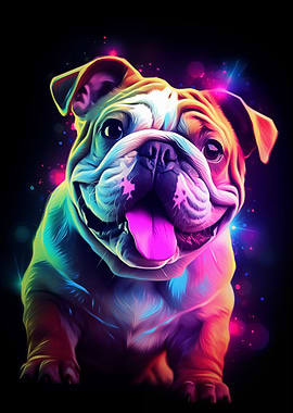 English Bulldog Wall Art
