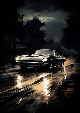 American Car Noir Style